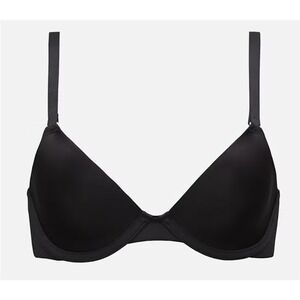 NWOT CUUP 34B The Triangle Underwire Micro Fiber Black Bra 127841